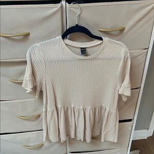 Baby doll blouse cream
